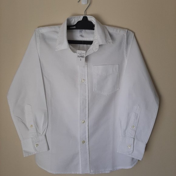 Boy's Gap Classic Oxford White Button Down Shirt - Picture 1 of 7